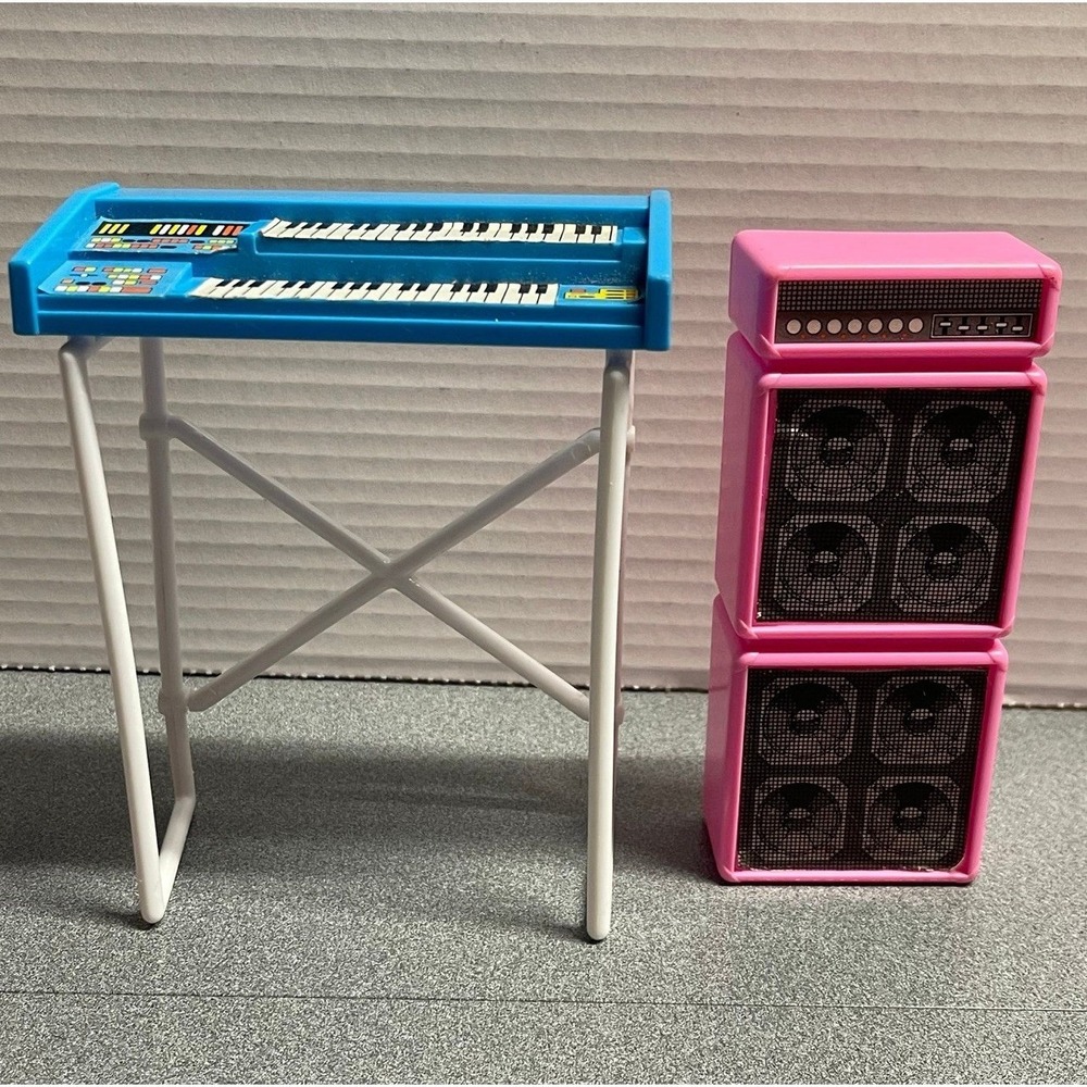 Barbie and the Rockers Doll Recording Studio Keyboard 1985
